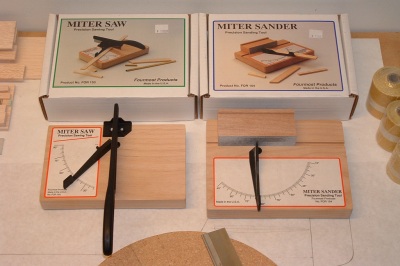 Miter Saw and Miter Sander.